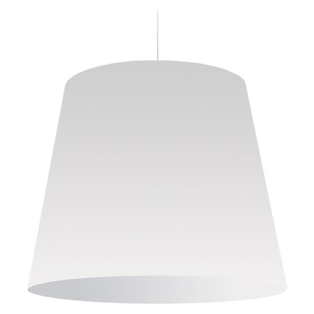 Dainolite 1Lt Oversized Drum Pendant X-Large White Shade OD-XL-790